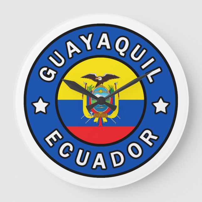 Reloj Redondo Grande Guayaquil Ecuador (Anverso)