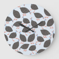 Guinea Fowl Blue Pattern