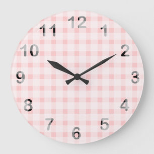 Reloj Redondo Grande Guinga rosada