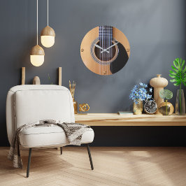 Reloj Redondo Grande Guitar Design Wall Clock