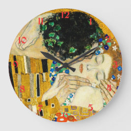 Reloj Redondo Grande Gustav Klimt - El Beso/ El día de San Valentín