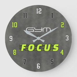 Reloj Redondo Grande GYM FOCUS Modern Fitness