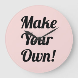 Reloj Redondo Grande Hacer su propia impresión Personalizado