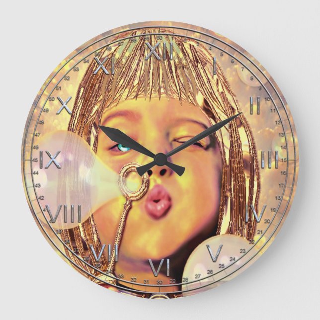 Reloj Redondo Grande Hacer un momento (Anverso)