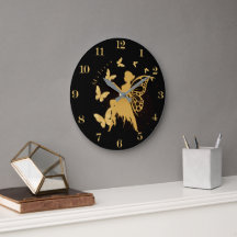 Hada personalizada de mariposa dorada