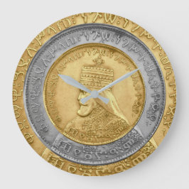 Reloj Redondo Grande Haile Selassie Jah Rastafari Reggae Rasta Roots 