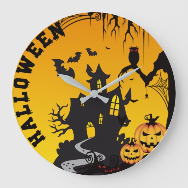Reloj Redondo Grande Halloween (Anverso)