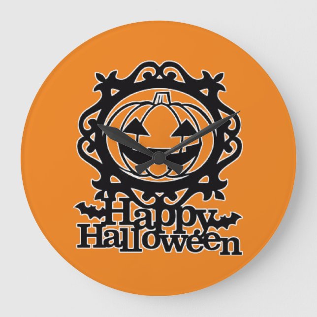 Reloj Redondo Grande Halloween (Anverso)