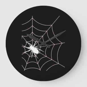 Reloj Redondo Grande Halloween de Invitación de embarazo en la web Spid