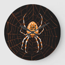 Halloween Naranja negro de araña de cosecha person