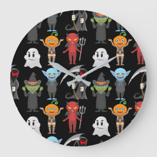 Reloj Redondo Grande Halloween Party Wall Clock
