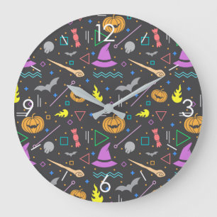 Reloj Redondo Grande Halloween Skull's Square Wall Clock