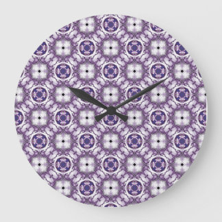 Reloj Redondo Grande Halo de lavanda