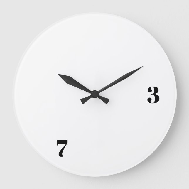 Reloj Redondo Grande Ham Radio 73 Wall Clock (Anverso)