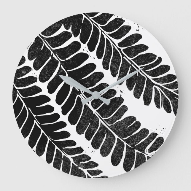 Reloj Redondo Grande Haole Koa-leucaena (Anverso)