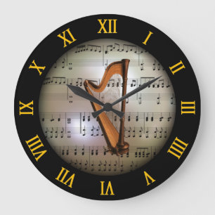 Reloj Redondo Grande Harp ~ Antecedentes "El planeta musical" * ~