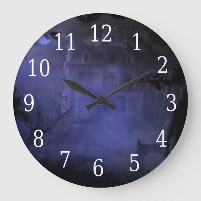 Reloj Redondo Grande Haunted Hill House Round Clock (Anverso)