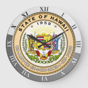Reloj Redondo Grande Hawái