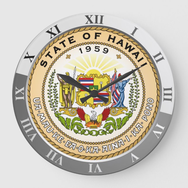 Reloj Redondo Grande Hawái (Anverso)