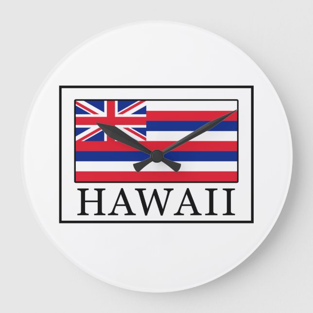 Reloj Redondo Grande Hawaii (Anverso)