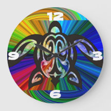 Hawaiian Sea Turtle Wall clock