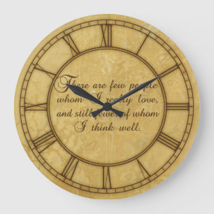 Reloj Redondo Grande Hay pocos que amo