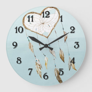 Reloj Redondo Grande Heart Dream Catcher