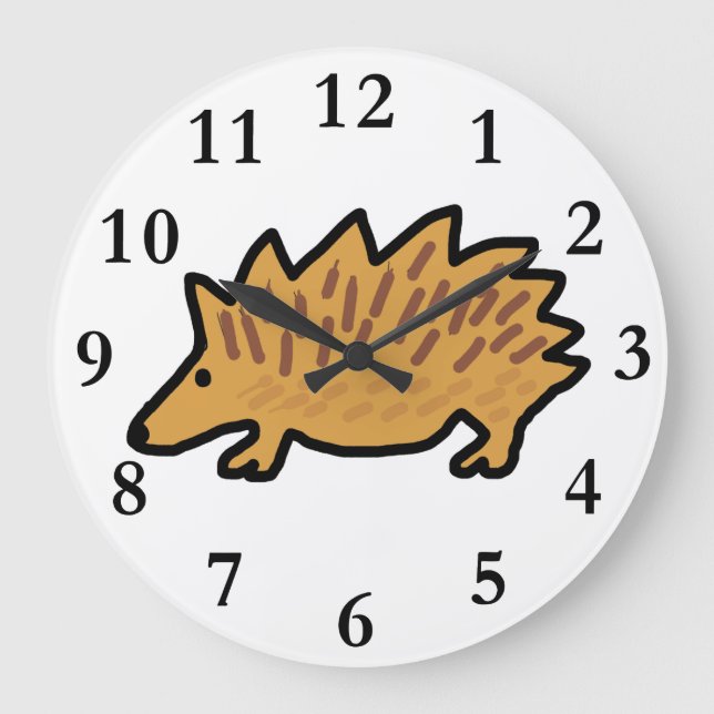 Reloj Redondo Grande Hedgehog (Anverso)