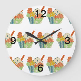 Reloj Redondo Grande helado