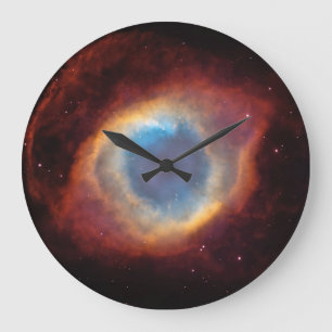 RELOJ REDONDO GRANDE HELIX NEBULA - EL OJO DE DIOS