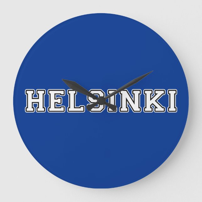 Reloj Redondo Grande Helsinki Finland (Anverso)
