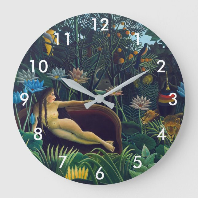 Reloj Redondo Grande Henri Rousseau - El sueño / Le Reve (Anverso)