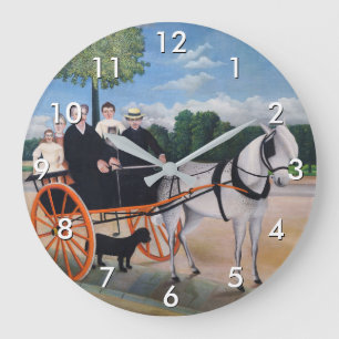 Reloj Redondo Grande Henri Rousseau - La Carriole du padre Junier
