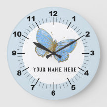 Hermosa mariposa azul