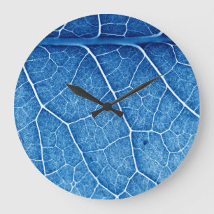 Reloj Redondo Grande Hermosa planta Closeup Textura Fondo