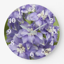 Hermoso Delphinium Floral Púrpura