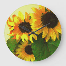 Hermosos girasoles amarillos florales