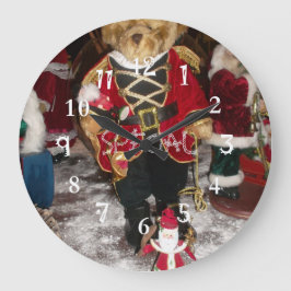 Reloj Redondo Grande Hermosos Navidades especiales Santa Funny
