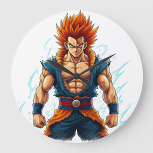 Reloj Redondo Grande héroe de anime otaku weeb calcomanía merch