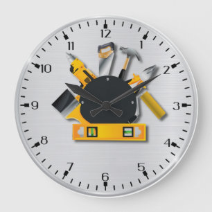 Reloj Redondo Grande Herramientas