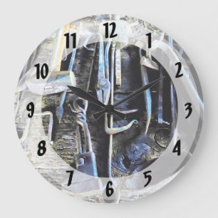 Reloj Redondo Grande Herrero Herramientas