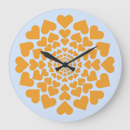 Reloj Redondo Grande Herz H Sol Corazón