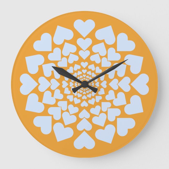 Reloj Redondo Grande Herz ♥ Heart Sun (Anverso)