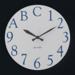 Reloj Redondo Grande Hexadecimal Geek 12-Hour<br><div class="desc">Unique. Clever. Pure geek.</div>