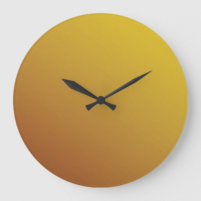 Reloj Redondo Grande Hexagón de oro: Fondo Geométrico Purpurina. (Anverso)