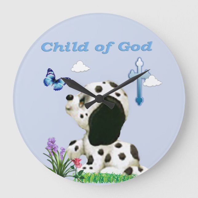 Reloj Redondo Grande Hijo de Dios (Anverso)