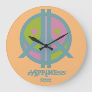 Reloj Redondo Grande Hippie Happiness ICON HIppie Happy by Masanser