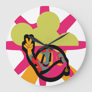 Reloj Redondo Grande HIPPIE ICON complex BY MASANSER