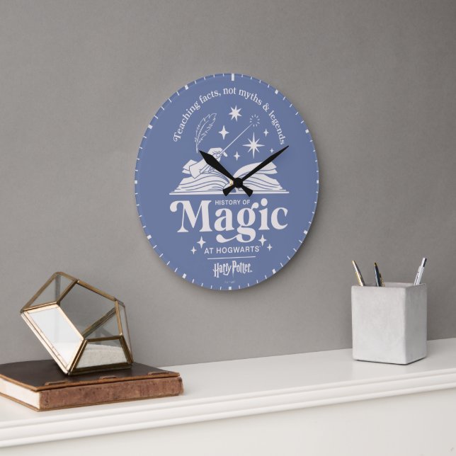 Reloj Redondo Grande Historia de la magia en HOGWARTS™ (Oficina)