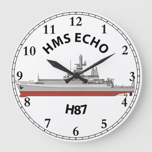 RELOJ REDONDO GRANDE HMS ECHO - CLASE ECHO - RELOJ GRANDE H87 (Anverso)
